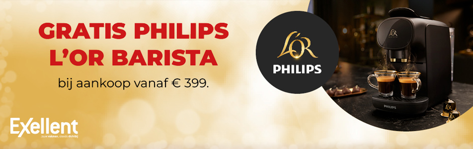 Gratis Philips L'Or Barista bij aankoop vanaf €399