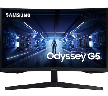 Samsung LC27G55TQW Odyssey Curved QHD Gaming Monitor