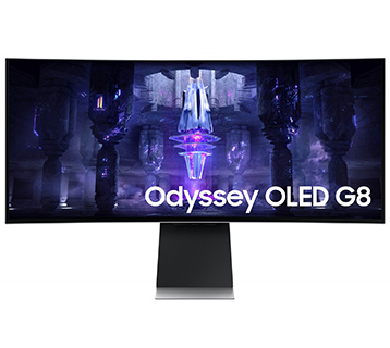Samsung Odyssey G8 LS34BG850 OLED Curved Gaming Monitor
