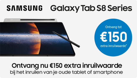 Samsung inruilactie Galaxy S8 tablets