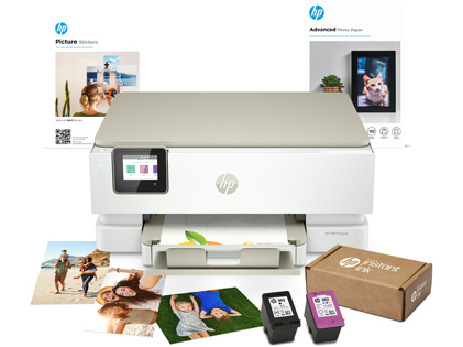 HP Envy Inspire 7220e Creator box (fotopapier + sticker papier + 5 maanden gratis printen + onbeperkte toegang tot HP Printables)